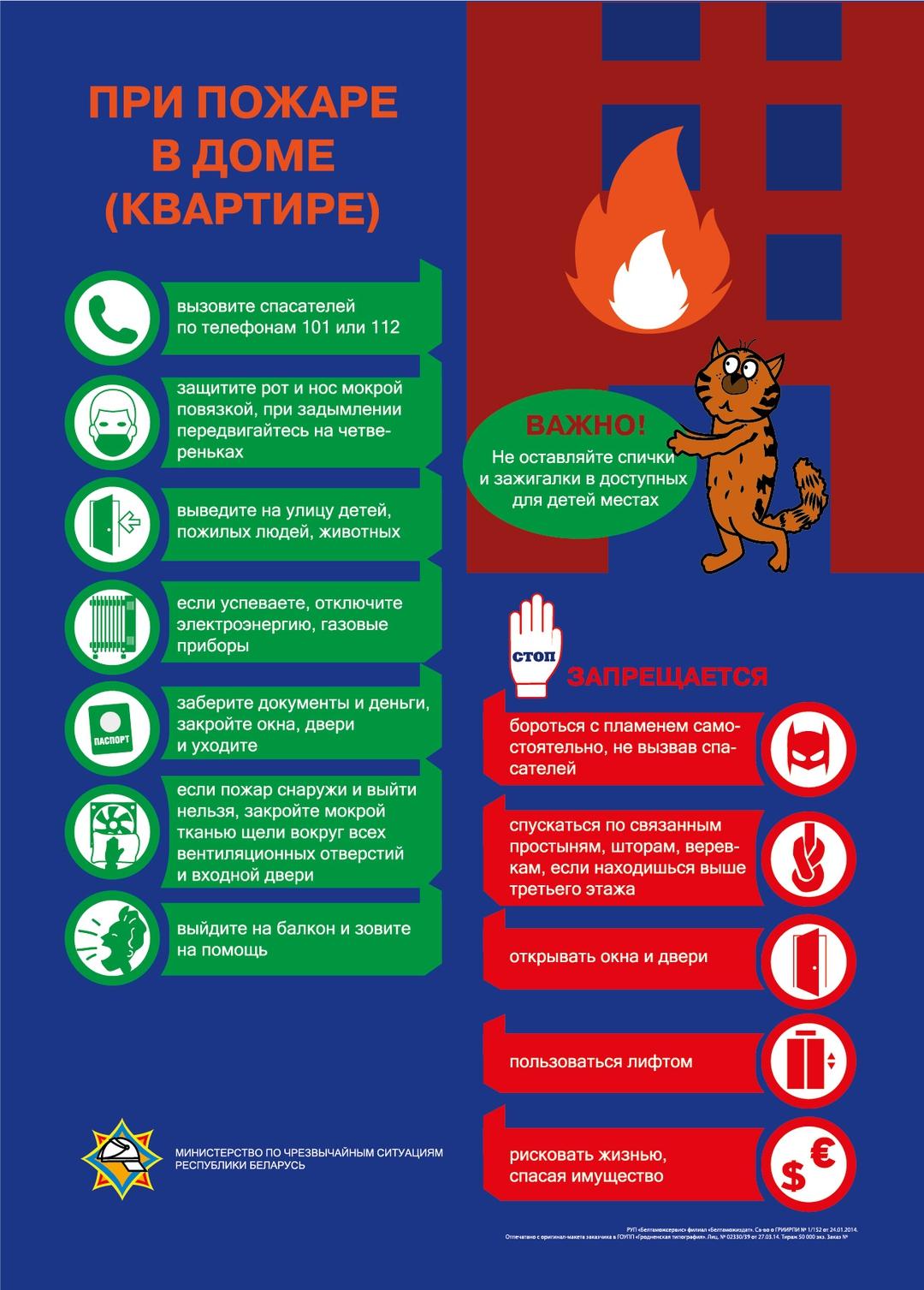 Пожарная и электробезопасность - Средняя школа №18 г.Витебска